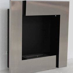 "Tokio" Recessed Ventless Ethanol Fireplace - Indoor Fireplaces
