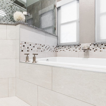 Transitional Master Bathroom Remodel: A Greige Transition