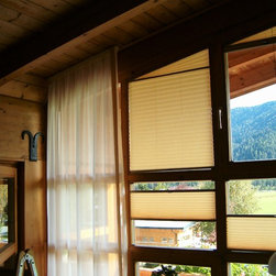 Plissee auch in Sonderformen - Curtains