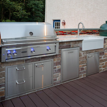Rear Yard Deck and Patio Makeover