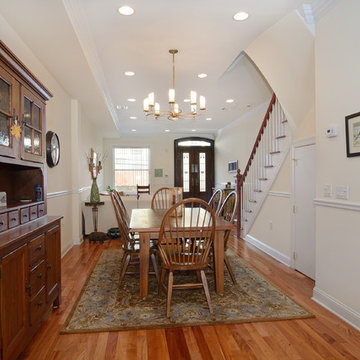 Hoboken Rowhouse with Floor to Ceiling Glass Extension