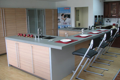 Inspiration for a contemporary kitchen remodel in Miami