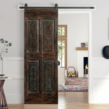 Luxurious Resort Homes and Artistic Carved Barndoors