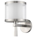 Acclaim Lighting - Acclaim Lighting BW8947 Lux - One Light Wall Sconce - Lux One Light Wall S Brushed Nickel Sheer *UL Approved: YES Energy Star Qualified: n/a ADA Certified: n/a  *Number of Lights: Lamp: 1-*Wattage:60w Medium Base bulb(s) *Bulb Included:No *Bulb Type:Medium Base *Finish Type:Brushed Nickel