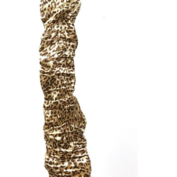 Royal Designs Cord/Chain Cover, 4', Touch Fastener, Gold Leopard