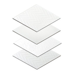 Rhombus White - Wall And Floor Tile