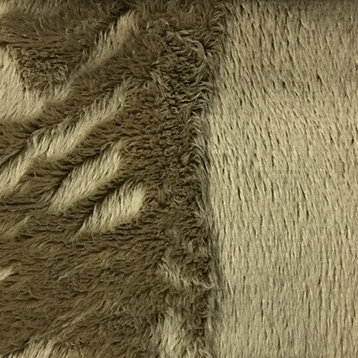 Angel Stretch Long Pile Velvet Fabric, Camel