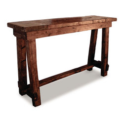 Alberto Aged Console Table - Console Tables