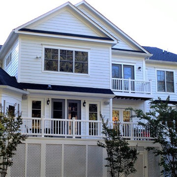 James Hardie Fiber Cement Siding | Arctic White | Bethesda, MD | 20817