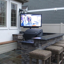 outdoor kitchen