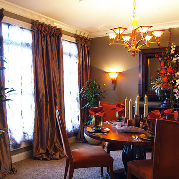 Dramatic Dining Room