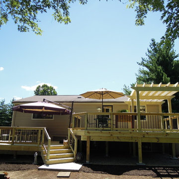 2-Tiered Treated Lumber Deck, Batavia OH