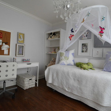 Girl's Bedroom with canopy