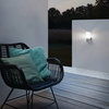 1x60W Outdoor Wall Light With Stainless Steel Finish and Opal Frosted Glass