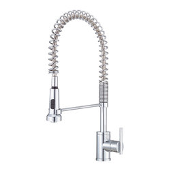 Parma&trade; Single Handle Pre-Rinse Kitchen Faucet - Kitchen Faucets