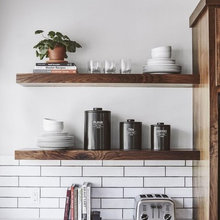 Kitchen open shelves
