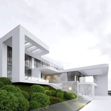 Modern villa design in Dubai