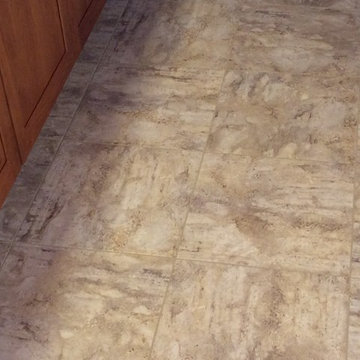 Luxury Vinyl Tile Kitchen