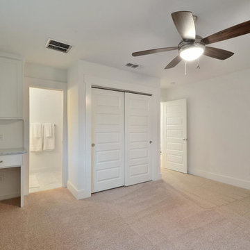 Austin Mid Mod Residence - Wide Plank Hand Scraped Natural Hickory