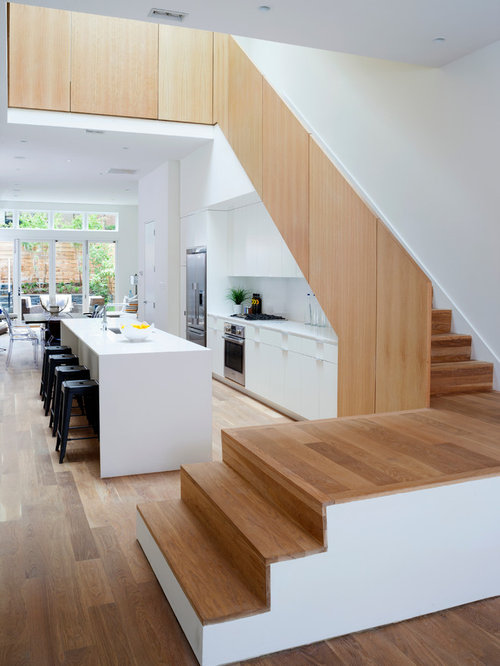 Kitchen Under Stair Home Design Ideas, Renovations & Photos