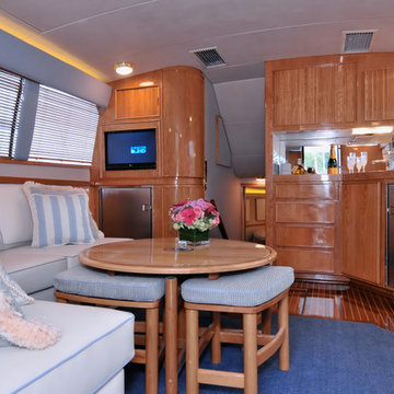Marine Interior Design - 46' Bertram Yacht