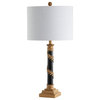 Camilla Resin LED Table Lamp, Antique Gold, Black, 28.5"