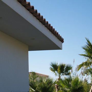 Villa contemporaine à étage partiel