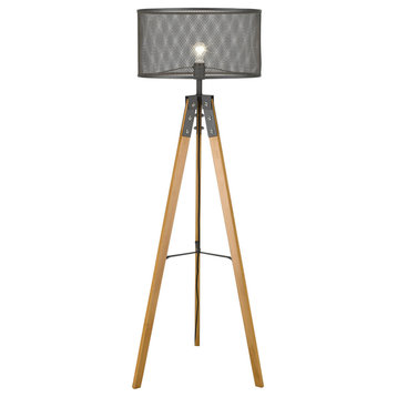 Acclaim Lighting TF70060 Capprice 60" Tall Tripod Floor Lamp - Matte Black