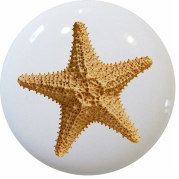 Starfish #2 Ceramic Cabinet Drawer Knob