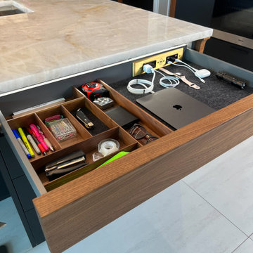 Kitchen In-Drawer Charging Outlets