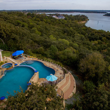 Corinth Lakeview Double Pool with Spa