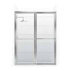 Newport Series Shower Doors / Tub Enclosures Chrome / Clear - Shower Doors