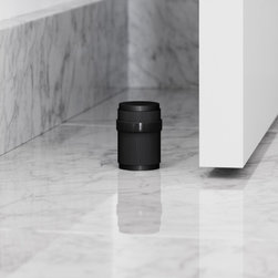 Dali Fluted Door Stop Matte Black - Drawer & Cabinet Hardware