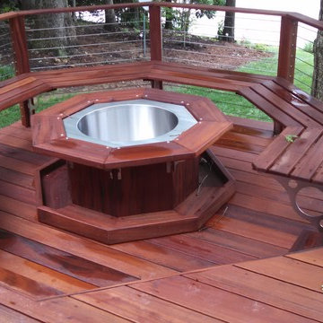Ipe Cable Railing System Lake Gaston, NC