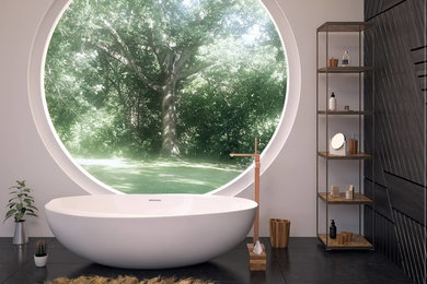 Mittelgroßes Modernes Badezimmer in Sonstige