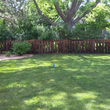Naperville Patio, Landscape, regrade for drainage and sod