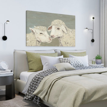 "Gentle Partners" Painting Print on Wrapped Canvas