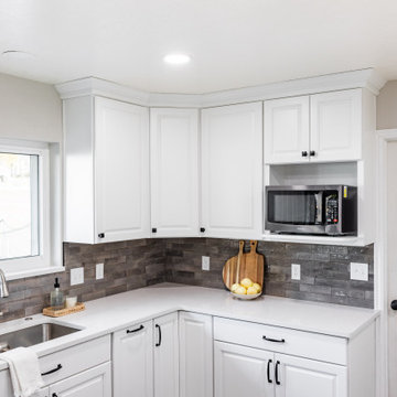 White Out Traditional Kitchen Remodel