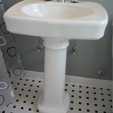 black and white tile