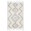 Solyn Gray and Ivory Moroccan-Style Rug, 5'x8'