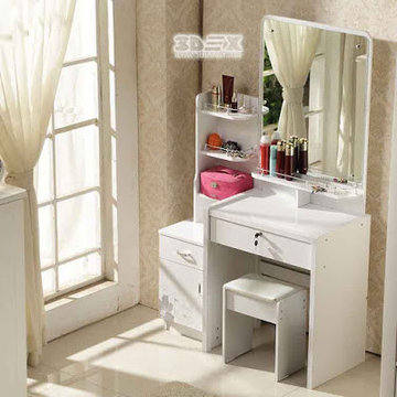 Lovely Girl's dressing table design ideas for kid's bedroom