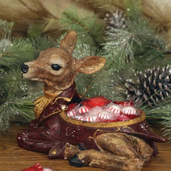 Fawn Candy Dish - Holiday Accents And Figurines
