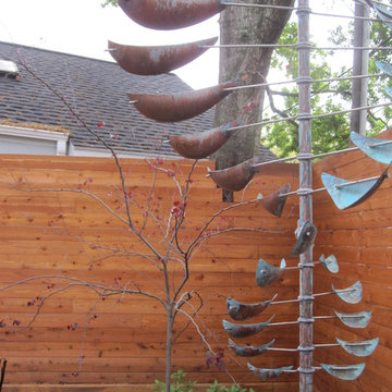 A wrap around garden with a fabulous water featurel!