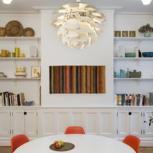 Eclectic Dining Room by Abelow Sherman Architects LLC