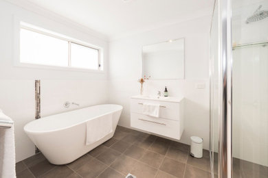 Photo of a contemporary bathroom in Other.