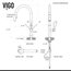 VIGO Greenwich Pull-Down Kitchen Faucet, Matte Black