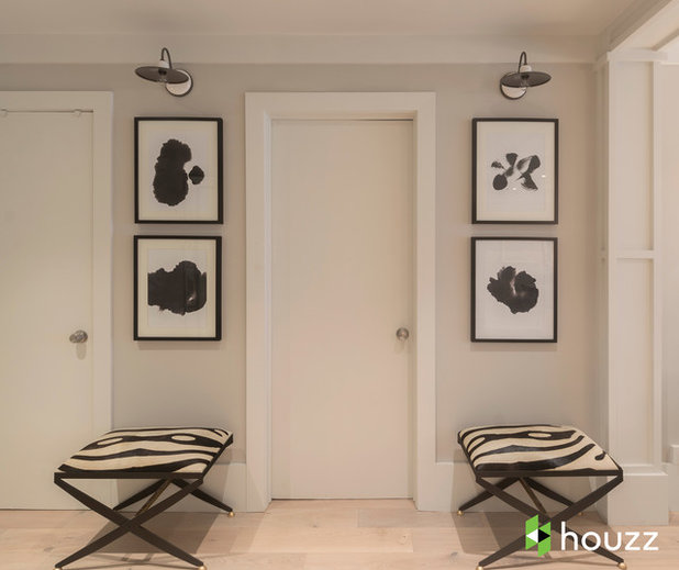 Transitional Hall by Breeze Giannasio Interiors