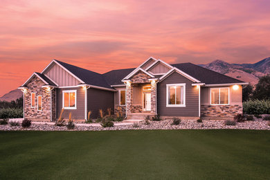 Inspiration for a timeless exterior home remodel in Salt Lake City
