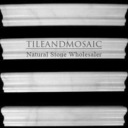 Bianco Dolomiti Marble Italian White Dolomite Crown Molding Polished - Products