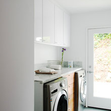 Laundry off foyer